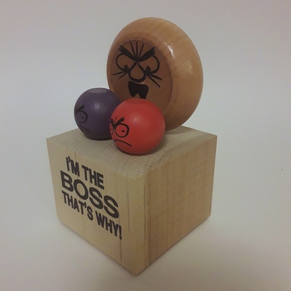 NEW Wood Toons I'm The BOSS That's Why! Hand Made in the USA - Picture 3 of 5